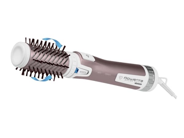 Rowenta Brush Activ Premium Care CF9540 Varmluftsbørste Varm Aluminium, Metallisk, Hvit 1000 W 1,8 m