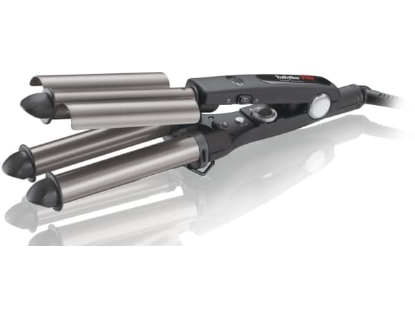 BaBylissPRO TRIPPLE WAVER, Locktång, varm, knappar, 140 °C, 220 °C, svart