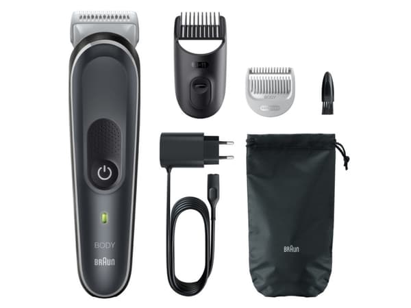 Braun BG5350, Sort, Sølv, 0,5 mm, 1,1 cm, Lade, AC / batteri, 100 min