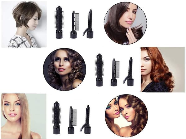 4 i 1 Professionell Hårtork Hårkrullare Hair Curler Locktång