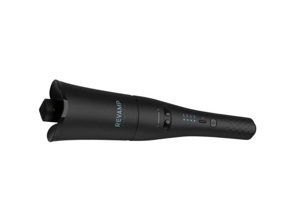 Revamp Progloss™ Hollywood Curl Curling Curling Iron Musta, ionisointi, kiharatoiminnolla varustettuna musta