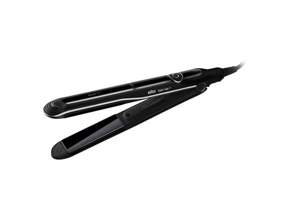 Braun Satin Hair 7 SensoCare ST780, Suoristusrauta, Lämmin, 120 °C, PTC-keraaminen lämmitin, 30 s, Musta