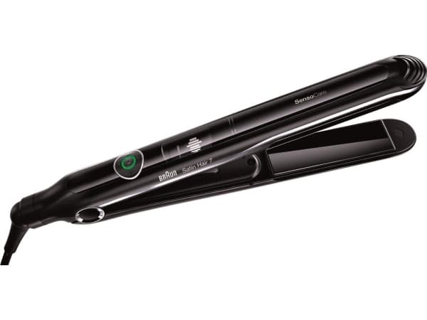 Braun Satin Hair 7 SensoCare ST780, Suoristusrauta, Lämmin, 120 °C, PTC-keraaminen lämmitin, 30 s, Musta