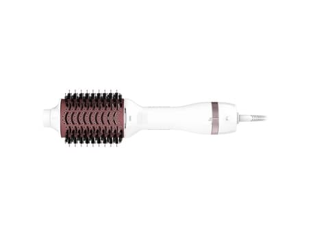 Rowenta CF6135F0, Varmluftsborste, Torrt/våt hår, Rosa, Vit, Keramisk, 220 - 240 V, 1 st