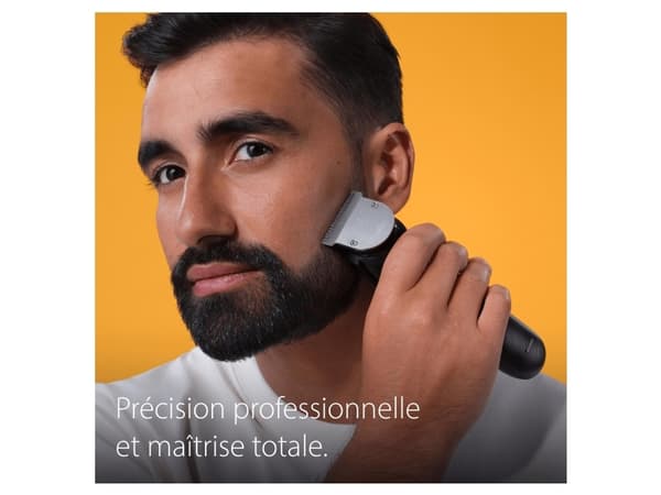 Braun BeardTrimmer BT9420, Tvättbar, Batteri, Svart, Grå