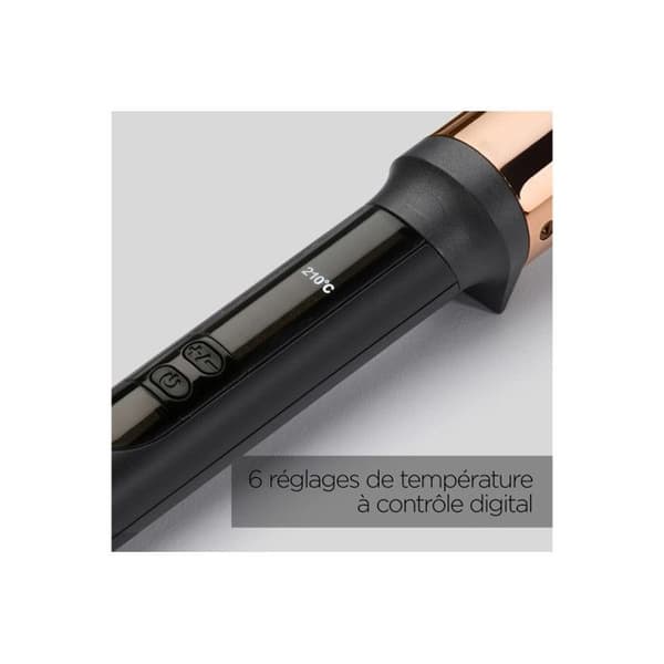 Locktång - Babyliss - C458E - 6 Temperaturområden - Automatisk avstängning - Svängbar sladd 2,5m