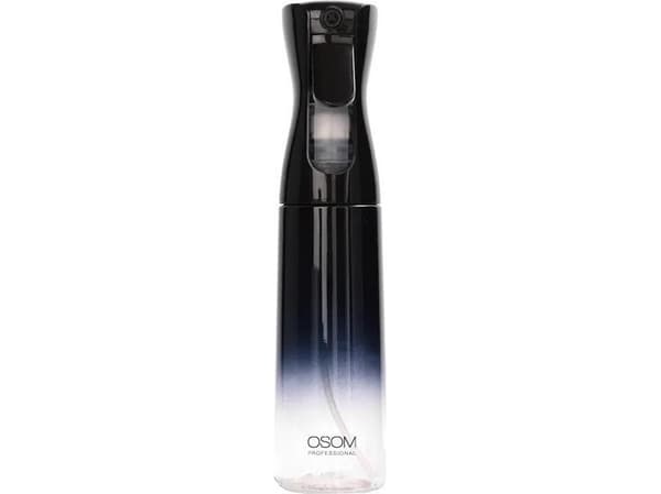 Sprayer OSOM Profesjonell sprøyteflaske OSOMPNA093, ombre svart-transparent farge, 300 ml