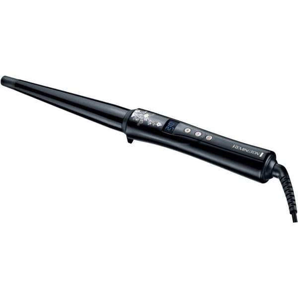 Remington CI95 locktång, Pearl Advanced keramisk konisk locktång med pärlspån, glänsande hår Svart