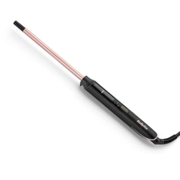 BABYLISS C449E manuell curler - Diameter 10 mm - Ultrasnabb uppvärmning - Värmebeständig matta och handske