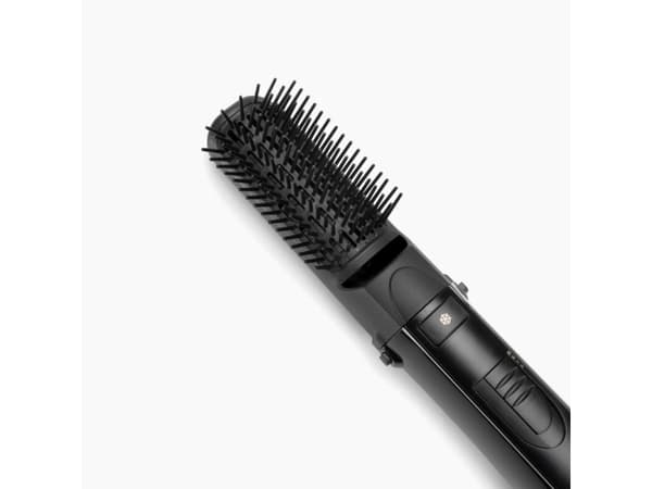 BaByliss AS122E, Varmluftsbørste, Varm, Knapper, Sort, Rosegull, Keramisk, 2,2 m