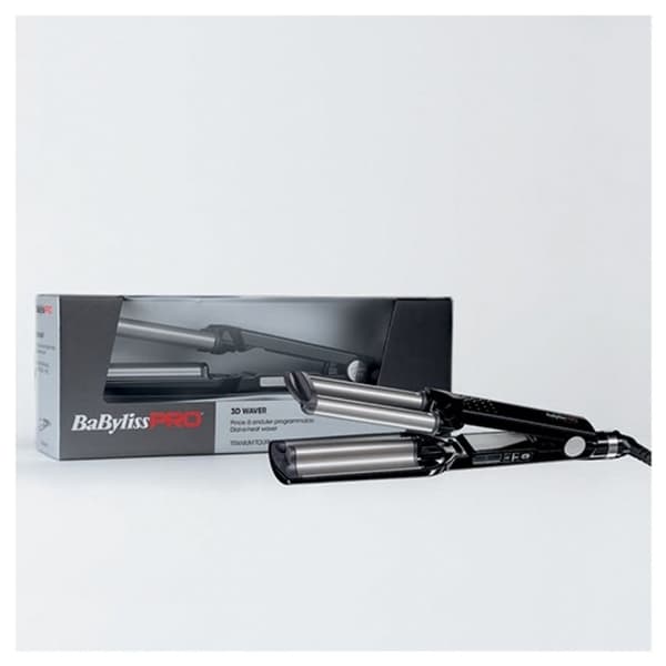 Locktång - Babyliss Pro - 3D 19 mm - Titan-Turmalin - 140°-210° - Vågfunktion
