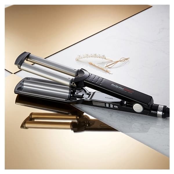 Locktång - Babyliss Pro - 3D 19 mm - Titan-Turmalin - 140°-210° - Vågfunktion