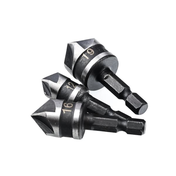 Rosfix-upottimet/viisteet 12, 16, 19 mm 3 kpl.