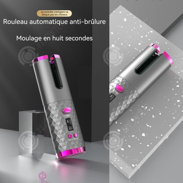 INN Locktång 5000mah värmeledare bredd 16-20mm automatisk locktång LED-displayknappfunktion