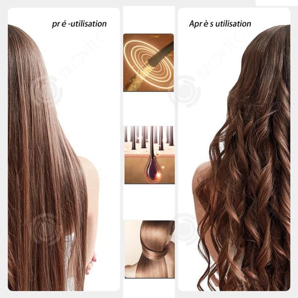INN Curling Iron 320-450 grader Fahrenheit flerhastighets temperaturjustering snabb temperaturökning i