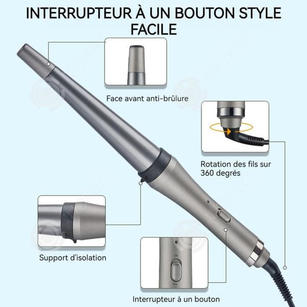 INN Multifunktion Hårrullare 35w konstant temperatur 200 grader Celsius Värmerullar Curling Iron Hårrullare