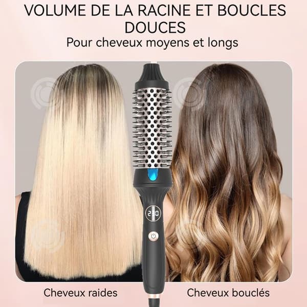 INN Curling Iron 28x5,5cm 38mm Rolling Rod Storlek Large Curly Bangs Permanent Wand Dual Use Rak och bockskägg