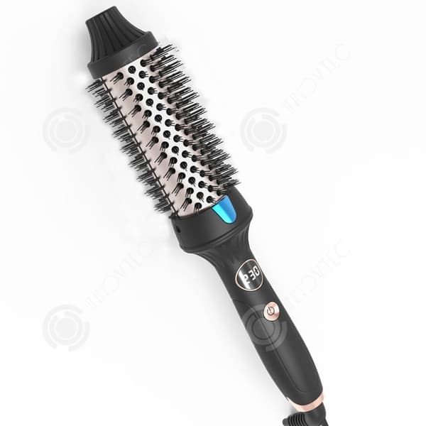 INN Curling Iron 28x5,5cm 38mm Rolling Rod Storlek Large Curly Bangs Permanent Wand Dual Use Rak och bockskägg