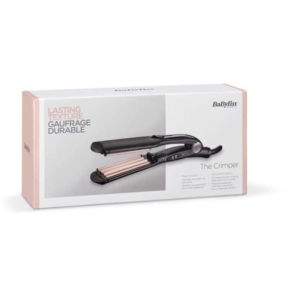 Präglingsjärn - BABYLISS 2165CE - 35 mm breda plåtar - 10 temperaturer - Värmebeständiga spetsar
