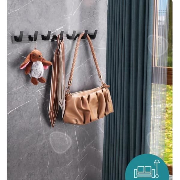 CONFO® Row-klädkrokar Klädkrokar utan perforerade klädkrokar väggklädselkrokar space klädkrokar aluminium klädkrokar svarta klädkrokar klädkrokar