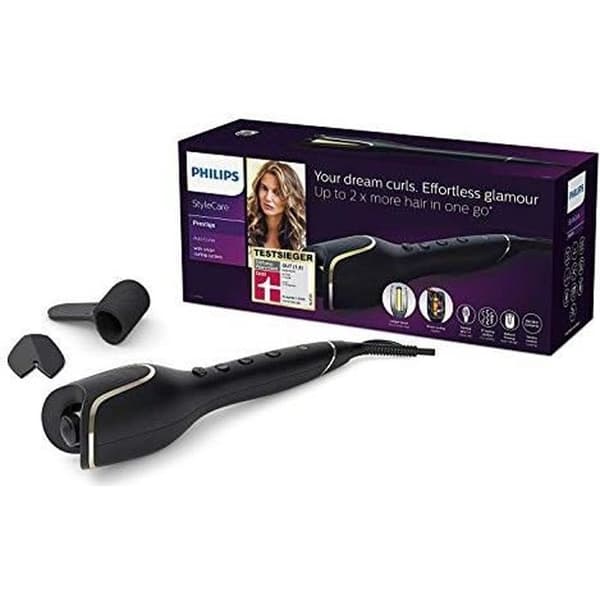 PHILIPS BHB876/00 Stylecare Prestige Automatisk locktång Svart