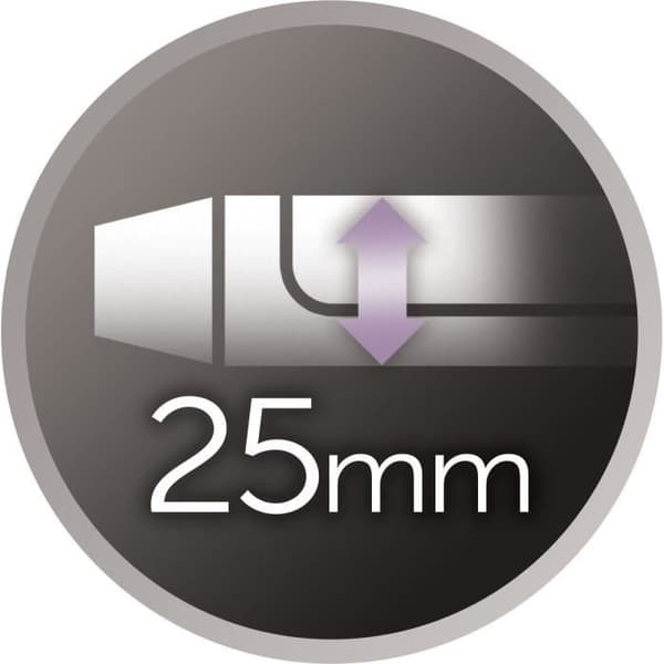 Pro Soft Curl Remington CI6525 curler - 25mm: mjuka lockar - Keramik, Jonisk Turmalin, Antistatisk, 10 inställningar 130-220°