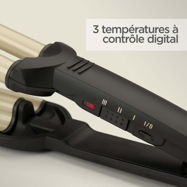 Easy Waves Styler - BABYLISS - C260E - Nano titanium keramik - 3 temperaturer 160°C, 180°C och 200°C