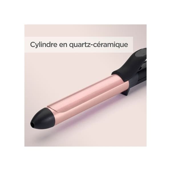 BaByliss C451E locktång - 25 mm, 6 temperaturer upp till 210°C, kvarts-keramisk beläggning, automatisk avstängning