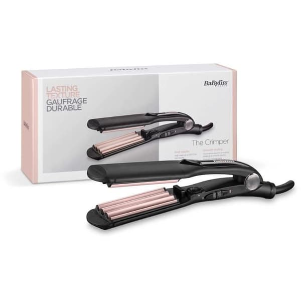 Präglingsjärn - BABYLISS 2165CE - 35 mm breda plåtar - 10 temperaturer - Värmebeständiga spetsar