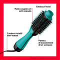 Miniatyrbild 3 av 6: REVLON Teal Blue Volumizing Dry Brush - Jonisk Teknologi - 2 Hastigheter, 3 Värmenivåer