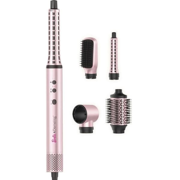 Hårtorkborste - DEMELISS - Air Flow Styler Barbie Edition - 3 hastigheter - Rosa