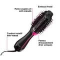 Miniatyrbild 2 av 6: REVLON RVDR5222E 2-i-1 Perfectionist Volumizing Dry Brush - Pro Collection - Svart/Rosa