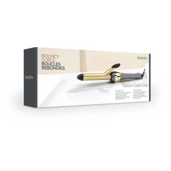 Berry Crush krøllejern - BABYLISS - 2524PE - 25 mm tromle - Titanium-keramik - 150°C til 210°C