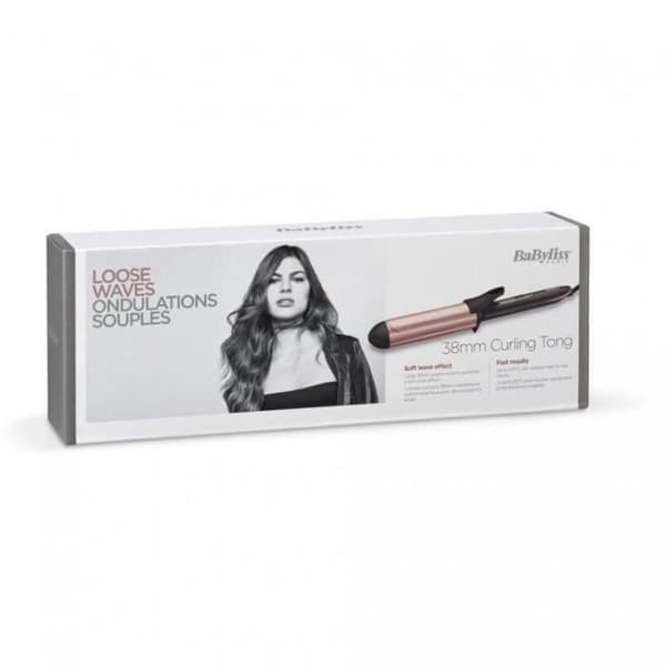 BaByliss C453E locktång - 38mm locktång - 6 temperaturer upp till 210°C - Kvartskeramisk beläggning
