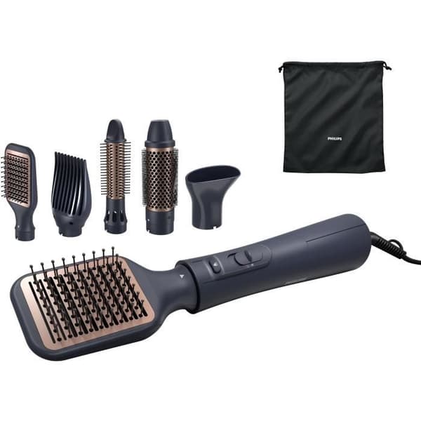 Føntørringsbørste - PHILIPS - BHA530/00 - Shine - 1000 W - 2 hastigheder Sort