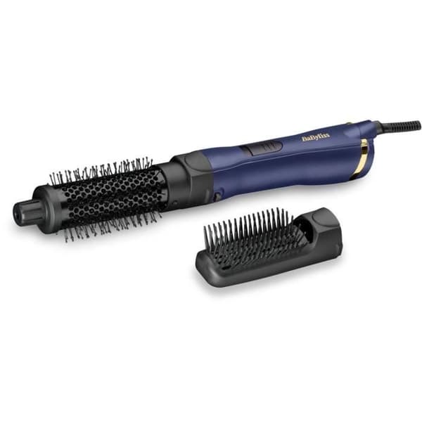 BaByliss - AS84PE - Midnight Luxe fönborste för naturlig styling och plattning