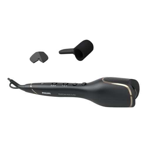Philips StyleCare Prestige BHB876 - automatisk hårrullare Svart