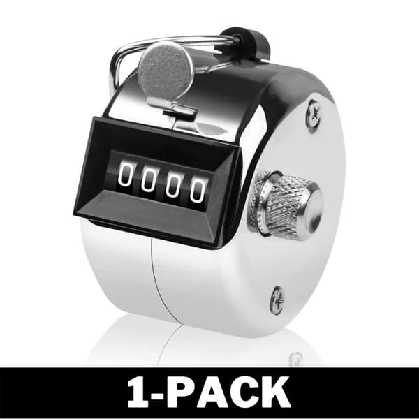 Mekanisk Räknare Silver - Företagspaket Mängdrabatt 5-Pack