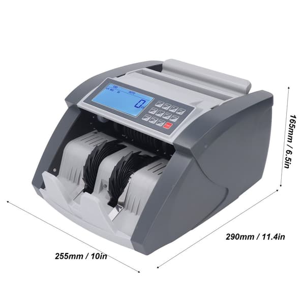 Pengaräknemaskin, UV- och MG-detektion, LCD-display,EU