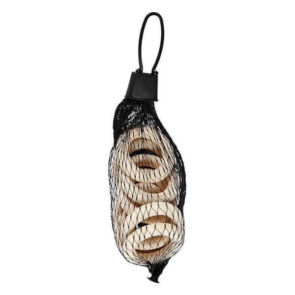 Gardinsringar - Creotime - 3,5 x 2 cm - Trä - Brun - 6 stycken