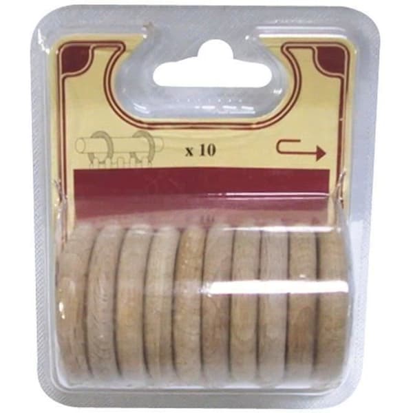 Ring - Paket med 10 - rå - D: 42 mm - för stång D: 20 mm