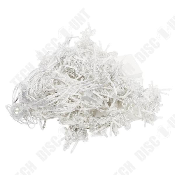 TD® 3m*3m LED-gardinljusslingor LED vattenfallsljus Bakgrundslayout Bröllopsdekoration Varm vit