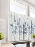 Pikkukuva 1 / 7: Valmiit verhot POLA 150x60 Eurofirany valkoiset siniset kukat