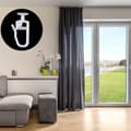 Miniatyrbillede 11 af 11: 50 stk plastgardinkroge, hvide gardinstænger, glidekroge, længde 25 mm, indvendig skinne, skydekroge, velegnet til døre, vinduer og badeforhæng