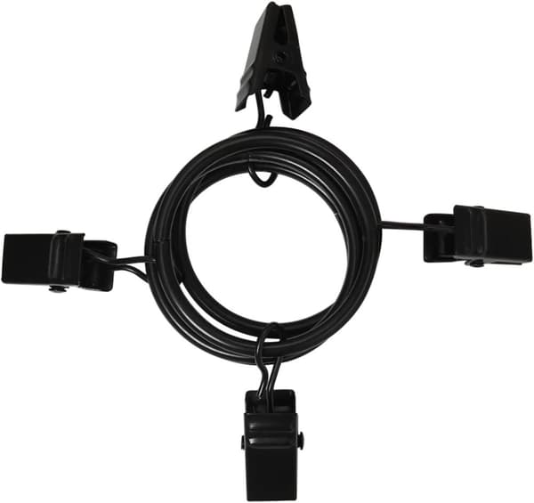 20-Styks Gardinringe Clips Gardinstang Ringe Draperi Clips