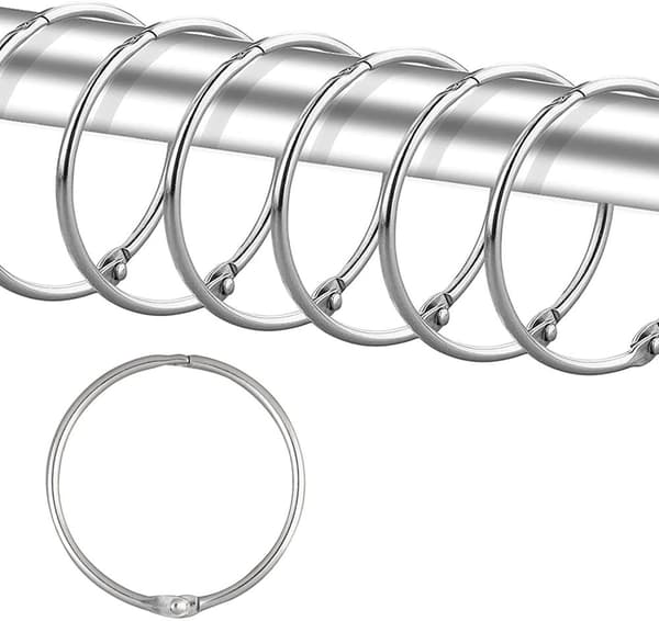 INF Circle Dusjgardinkroker 20-Pak