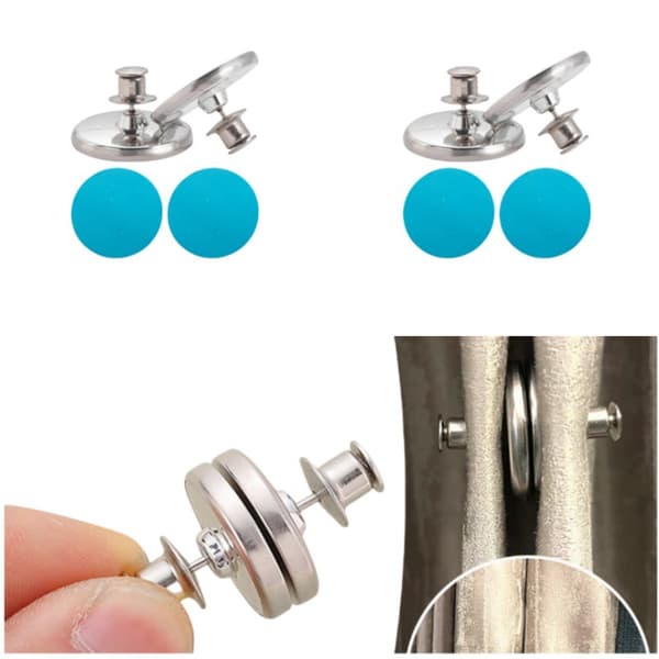 INF 2 par gardinbindinger magnetiske, gardinholdere med klistremerker M