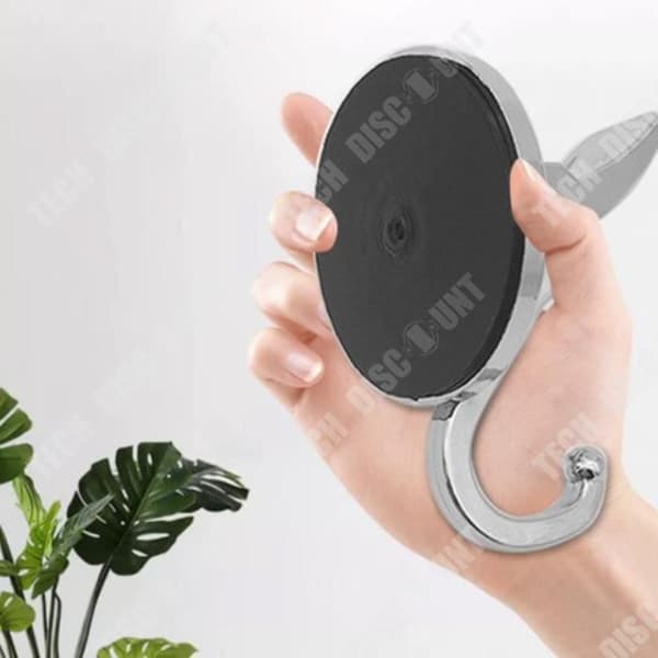 TD® 2 stämpelfri stark sugkoppskrok glas vakuum klibbig krok sömlös sugvägg typ kökshylla