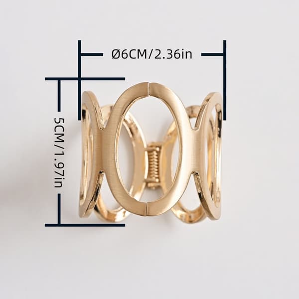 INF Elegant gardinspænde i legeret - kompakt design