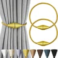 Pikkukuva 1 / 6: OBOSOE 2-Pack Magneettiset Verhonsuojukset – Verhosolmut verhosarjoihin ja koristeluun